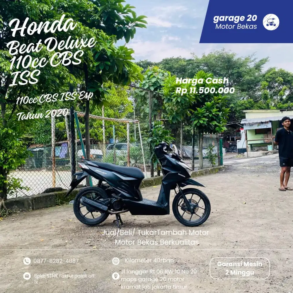 Honda Beat Deluxe 110cc CBS ISS Esp Tahun 2020