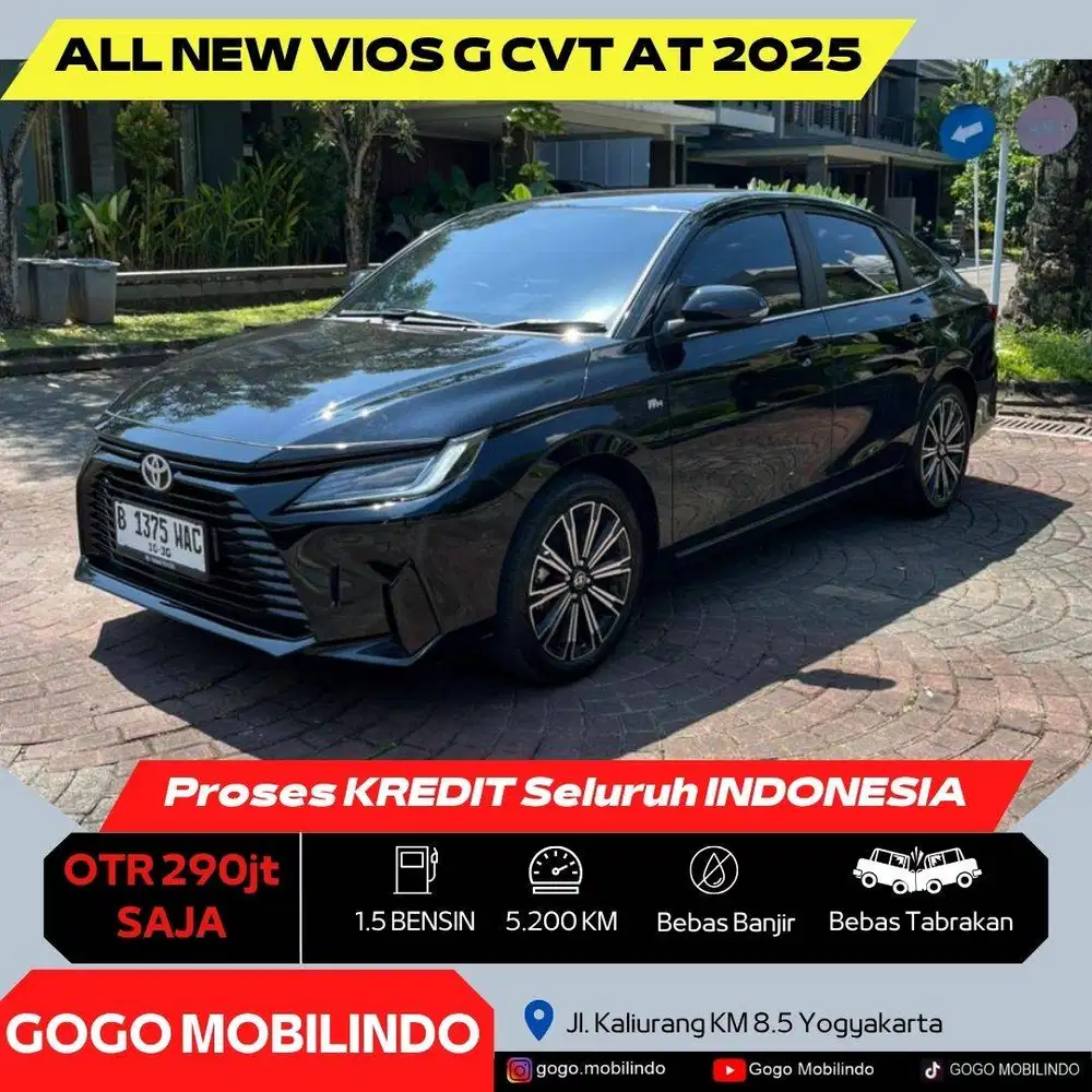 Toyota All New Vios G CVT Matic 2025 ISTIMEWA DP Minim Accord