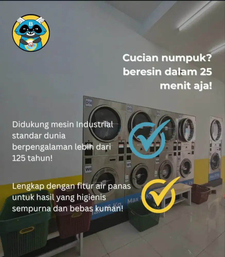 Loker laundry Bubble kelapa 2