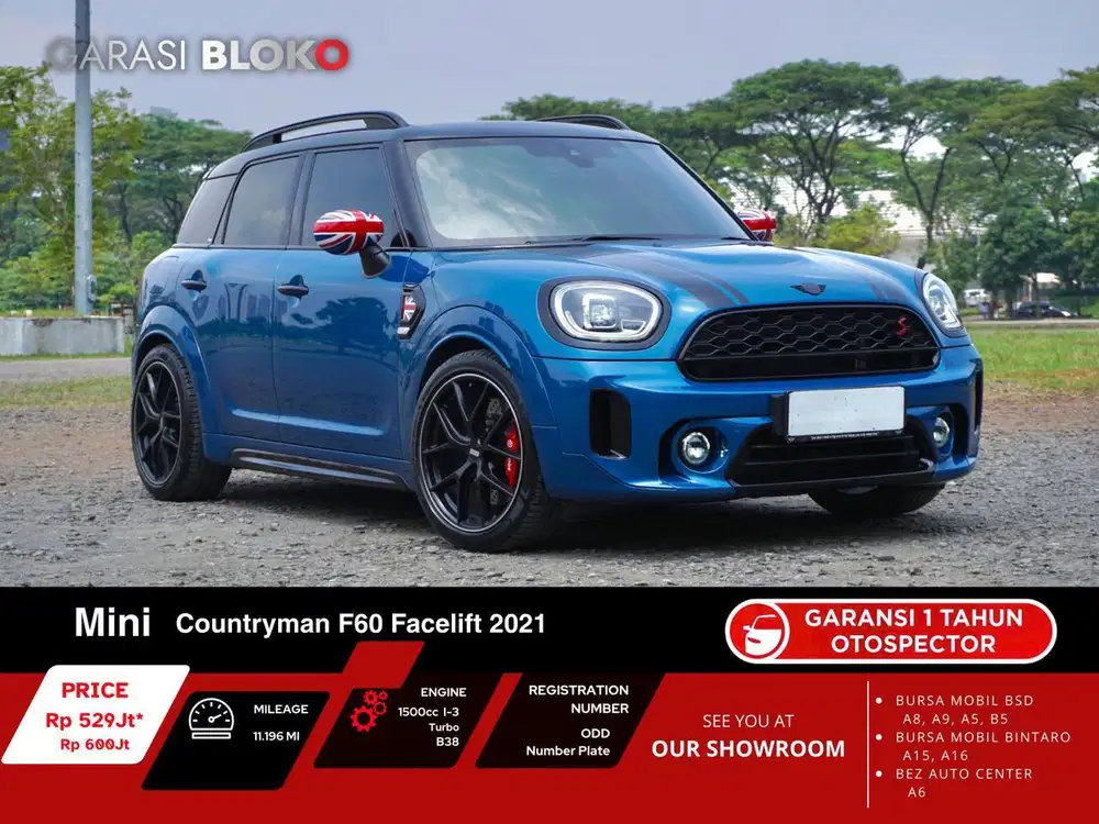 (Odo 11rb Warranty ON) Mini Cooper  Countryman F60 2021