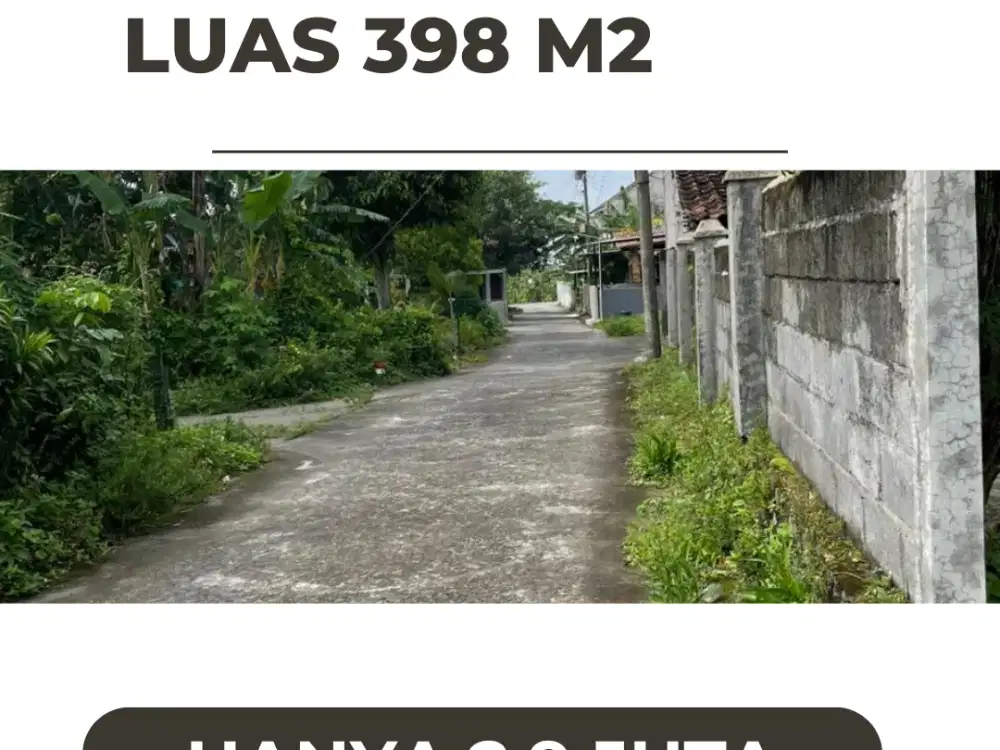 Tanah Pekarangan Jl. Palagan km 11, Lingkungan Perumahan & Pemukiman, udara sejuk asri lingkungan Nasionalis