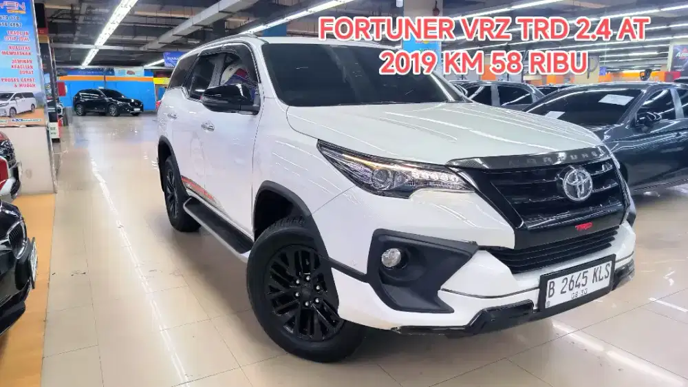 KM 58 ribu TOYOTA FORTUNER 2.4 VRZ TRD SPORTIVO AT 2019 ISTIMEWA
