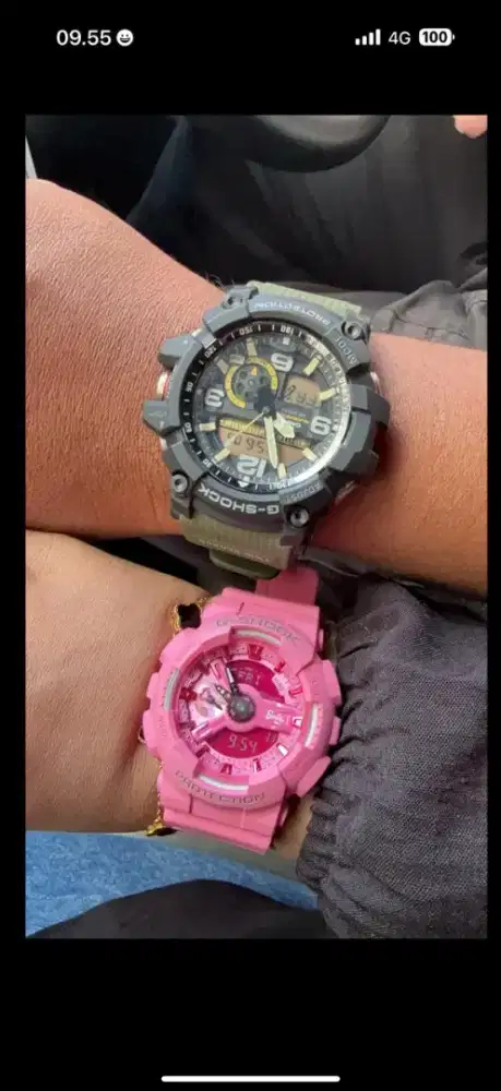 Casio pink sepasang