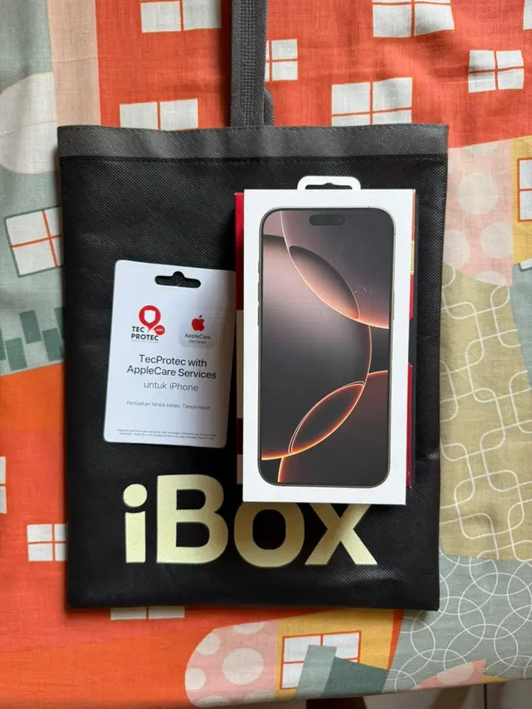 Iphone 16 pro max ibox fullset like new dessert 256gb