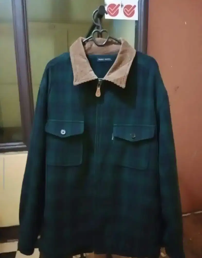 Flanel outer jacket impor