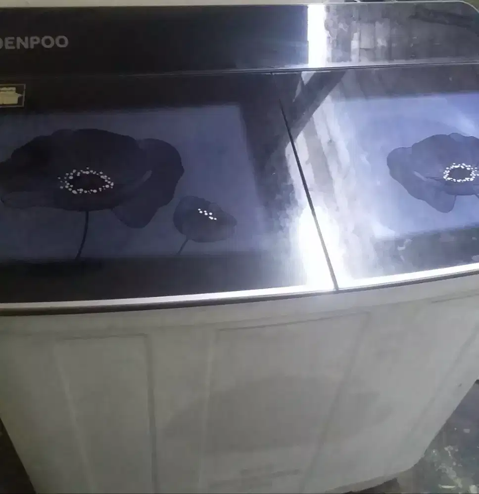 Mesin cuci Denpo 2 tabung 8kg minus