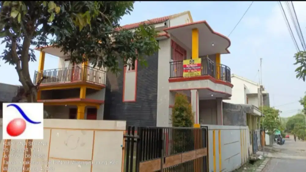 Di Sewa / Di Jual Rumah 2 lantai murah dekat kota cilegon