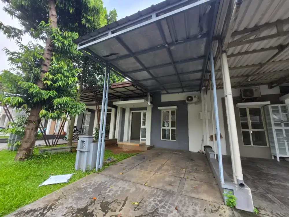 Disewa Rumah 1 Lantai di Suvarna Sutera Sudah Ada Canopy dan AC