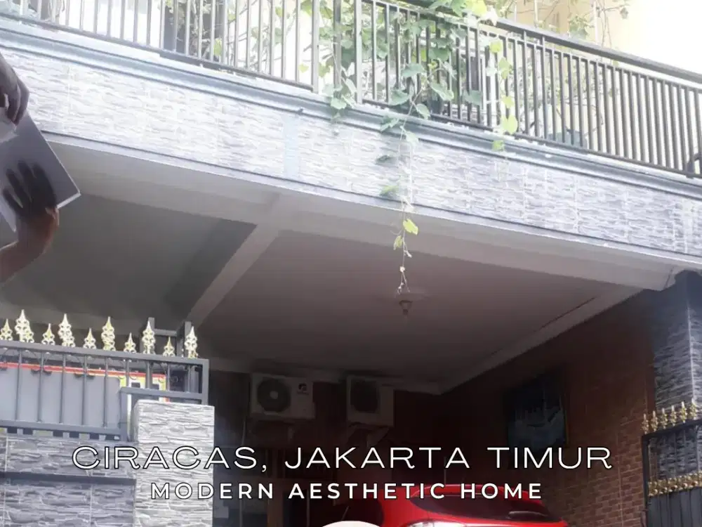 Murah! Rumah Modern 2 Lantai Lokasi Strategis di Ciracas Jaktim- SHM
