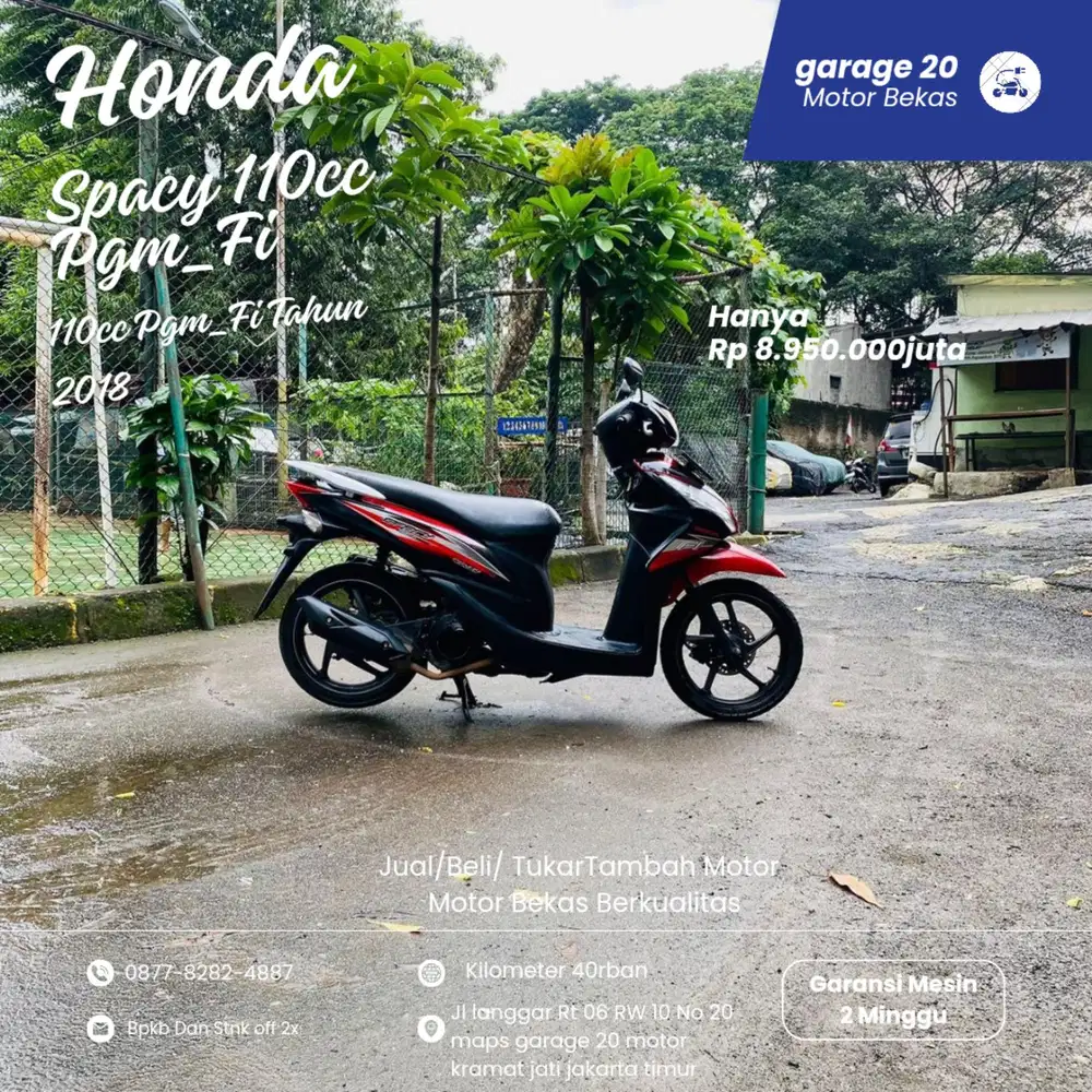 Honda Spacy Helm In 110cc Pgm_Fi Tahun 2018