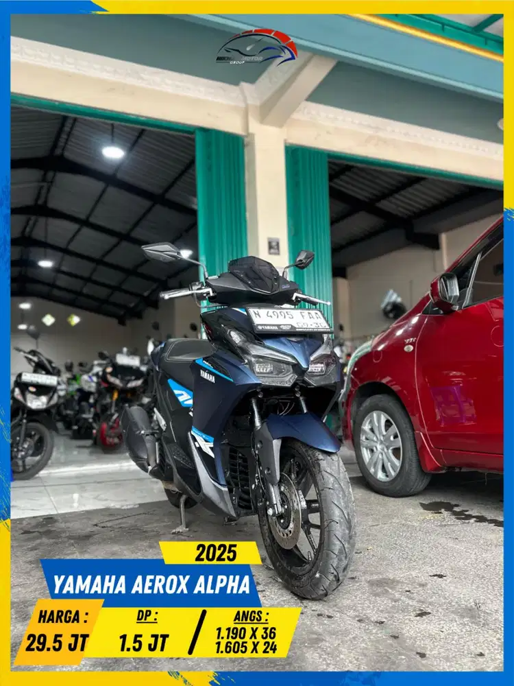 YAMAHA AEROX ALPHA 2025 LIKE NEW BOSSKU HIKMAH MOTOR KEPUH MALANG