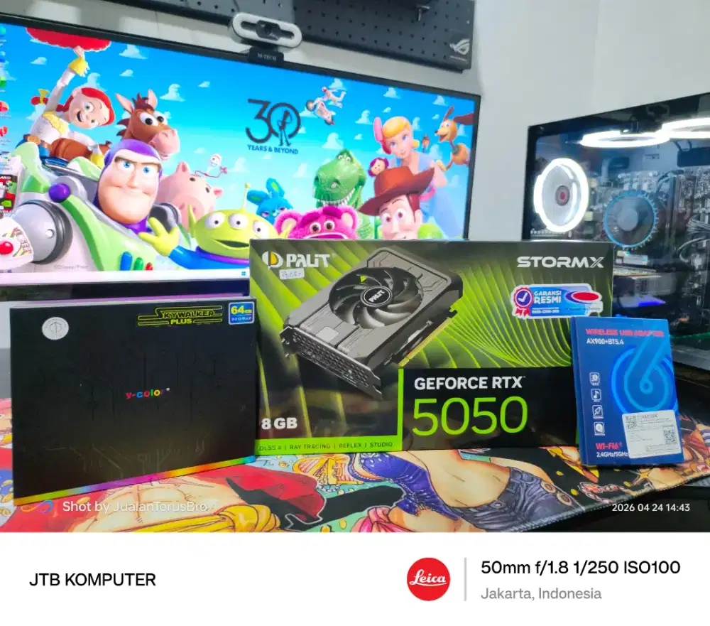 CPU PC RAM 64GB INTEL i5 13400F VGA RTX 5050 8GB SSD 1TB NVME WIFI