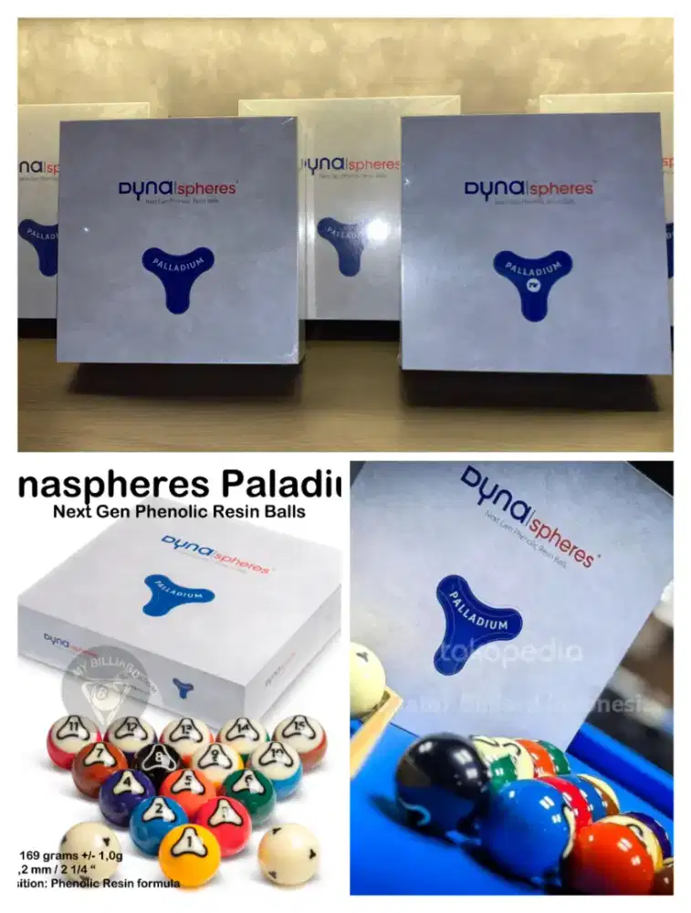 Jual bola biliard baru masih di segel