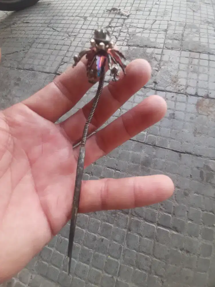 Tusuk konde vintage antik ( perak )