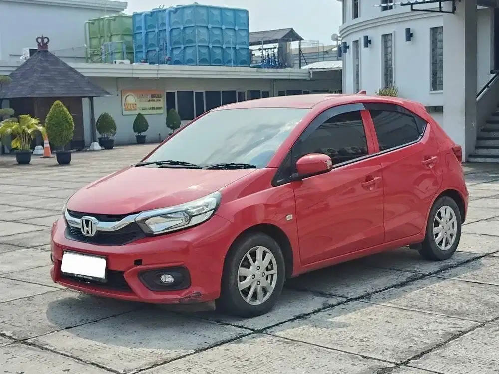 DP 25JT HONDA BRIO E CVT AT MATIC AUTOMATIC 2019 MERAH SIAP PAKAI