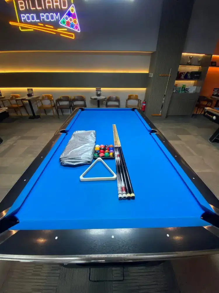 Jual meja biliard Xingjue full 1 set kondisi masih bagus