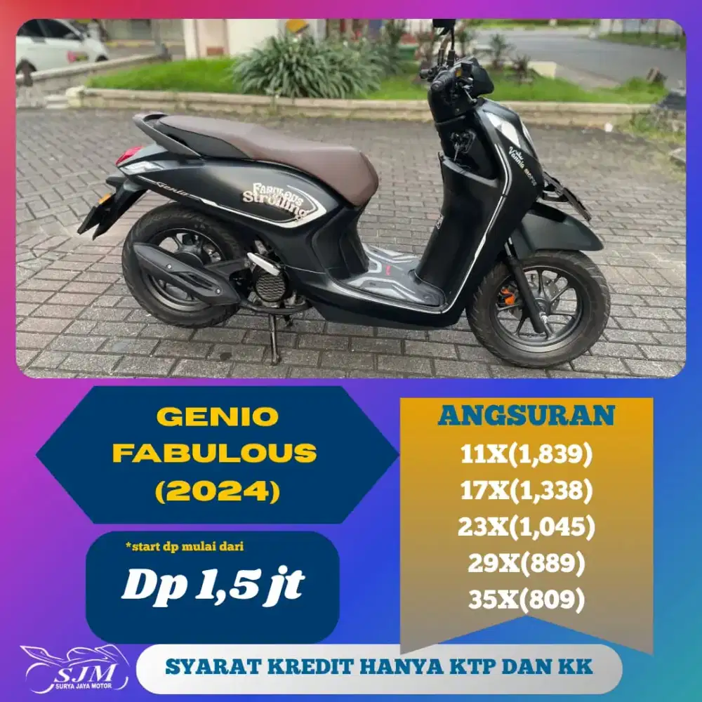 HONDA GENIO FABULOUS 2024 MESIN HALUS