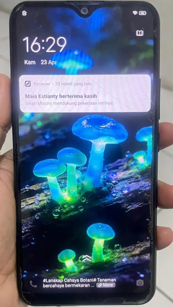 Hp vivo y12 warna hitam