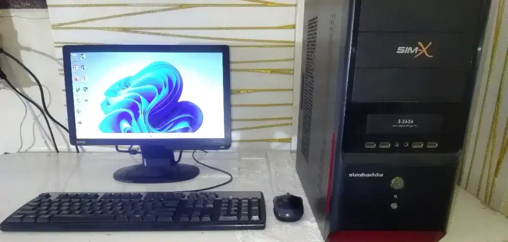 PC Komputer Fullset Core i5 Gen 2/ HDD 250Gb/ Ram 6Gb/ Monitor + Wifi