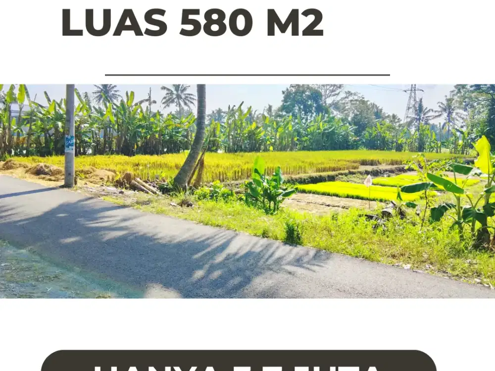 tanah kaliurang km 9  dekat pasar gentan & kampus UII