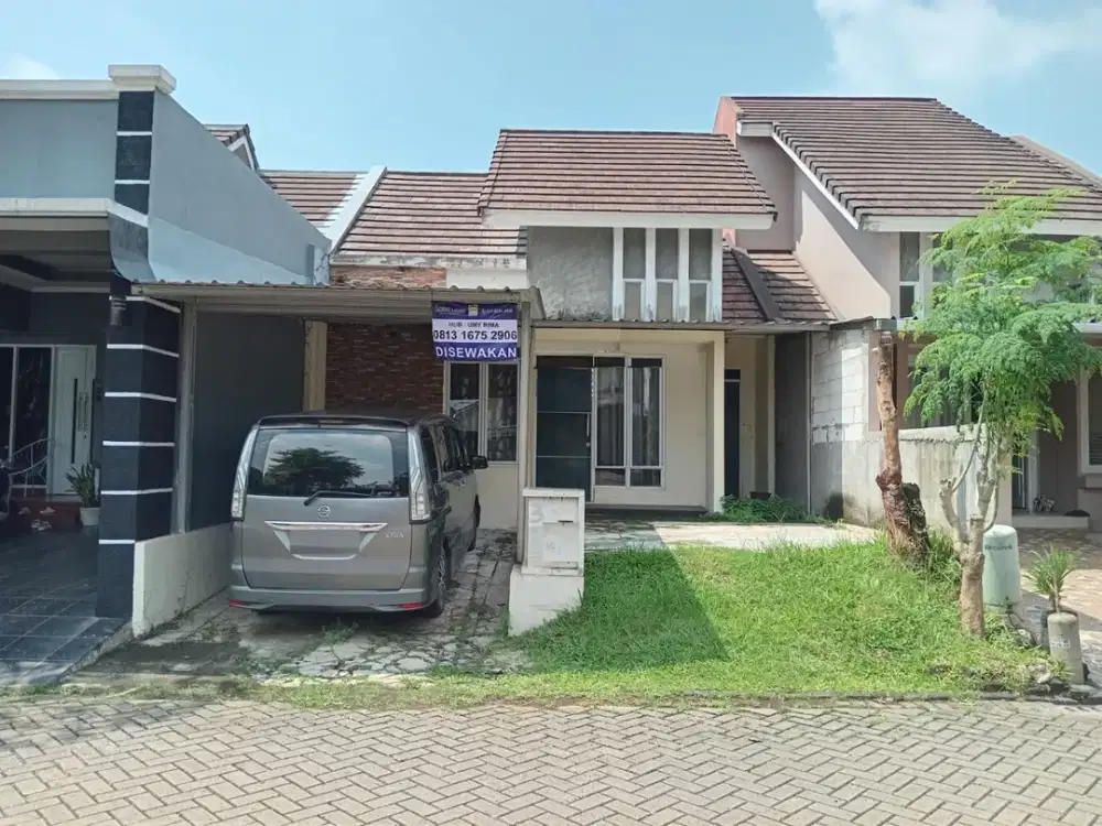 Disewakan Rumah 1 Lantai 2 Kamar Tidur Metland Transyogi Cibubur