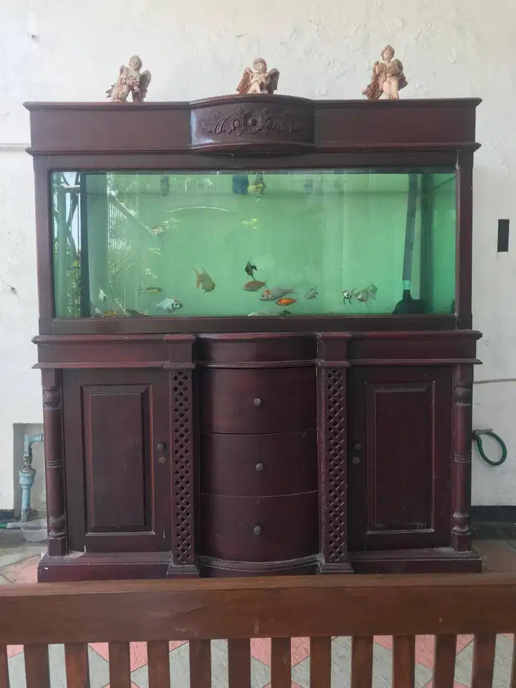 Aquarium Cabinet Jati Besar
