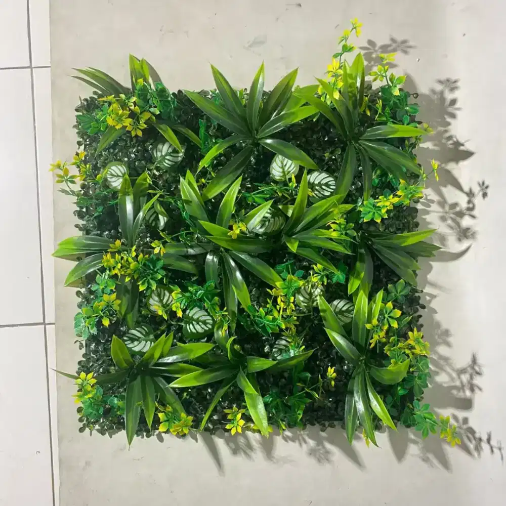 Jual tanaman atau rumput sintetis, vertikal sintetis