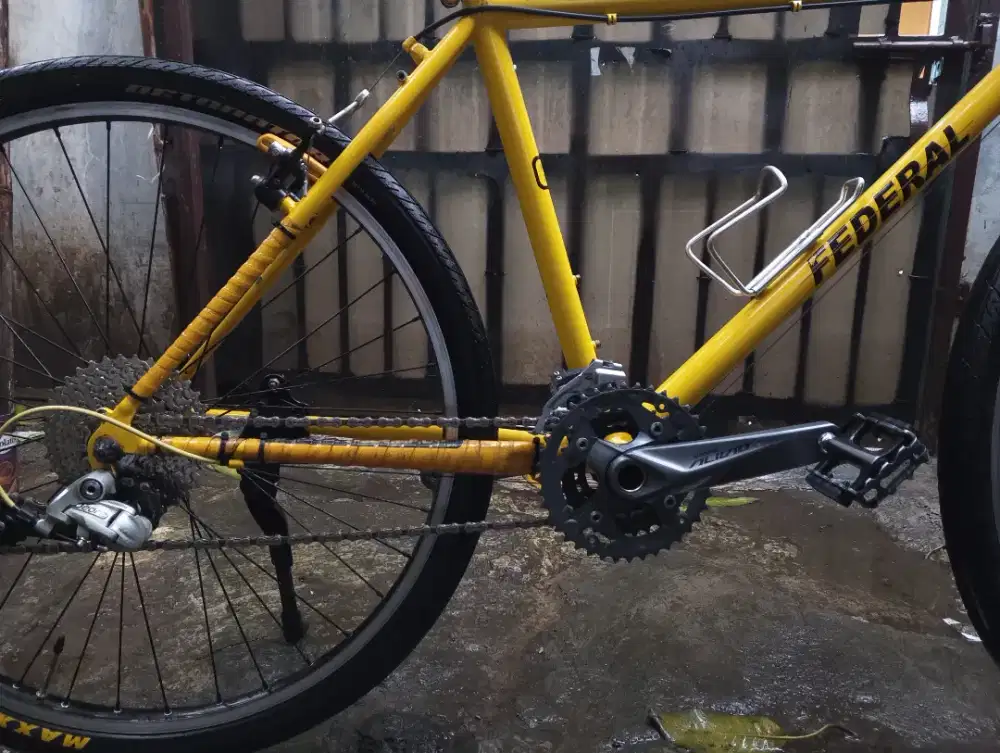 Jual paket drivetrain shimano 9 speed - normal siap pakai