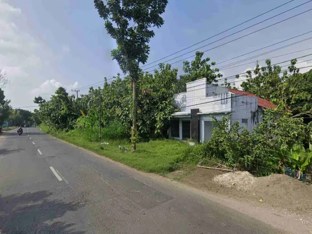 Tanah  pinggir jalan raya di Jatiklabang Tuban