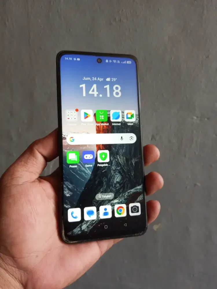 oppo A3x ram 4+4/128 hp dri arab saudi msh segel orian minus