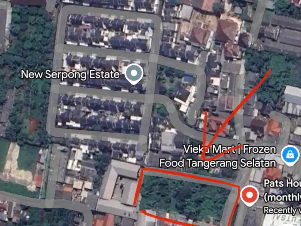 Jual Tanah Serpong Tangerang Selatan Banten Jual Tanah Sekitar New Serpong Estate Tangerang Selatan