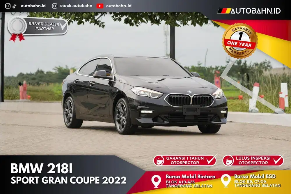 Bos Muda! BMW 218i Sport Line Gran Coupe 2022 Black 320i c200 x1
