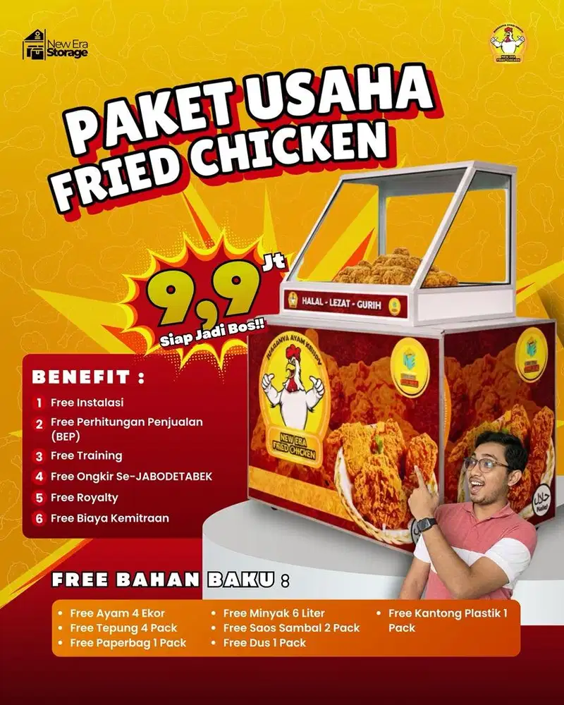 Paket Usaha Fried Chicken | New Era Fried Chicken