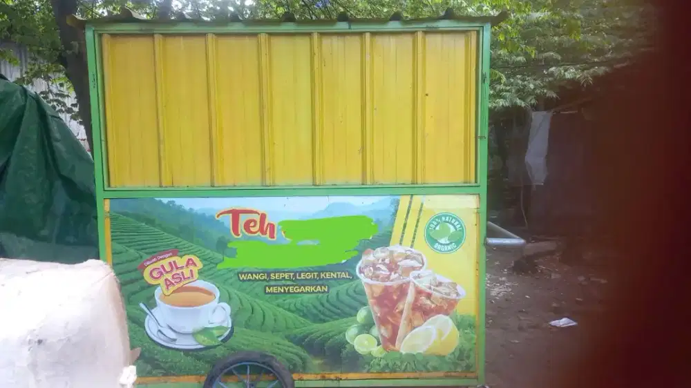 Gerobak teh Solo lebar