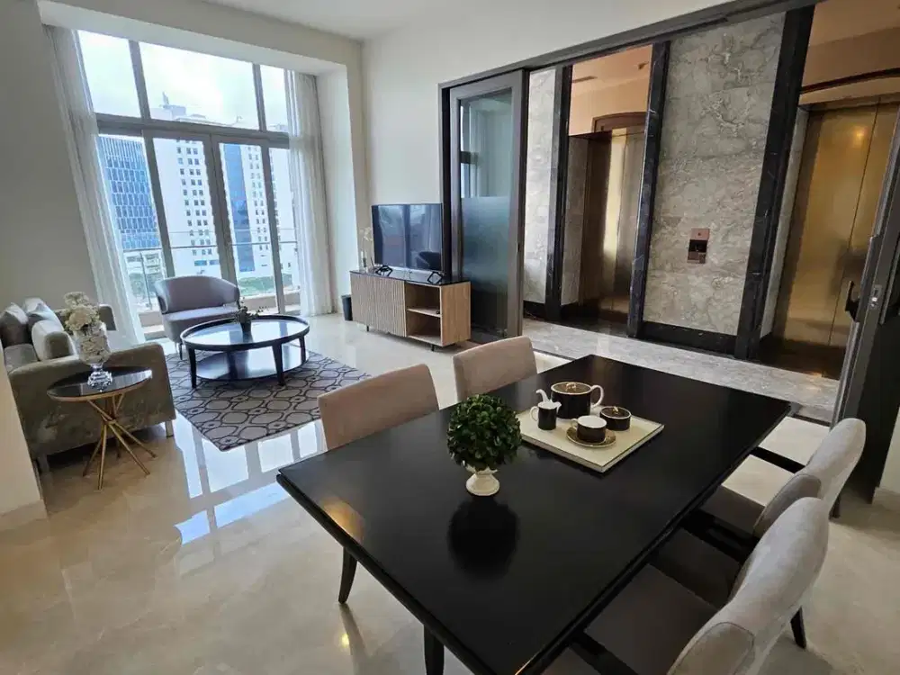 Disewakan apartemen  mewah strategis cocok untuk expatriat di The Stature Kebon Sirih Menteng