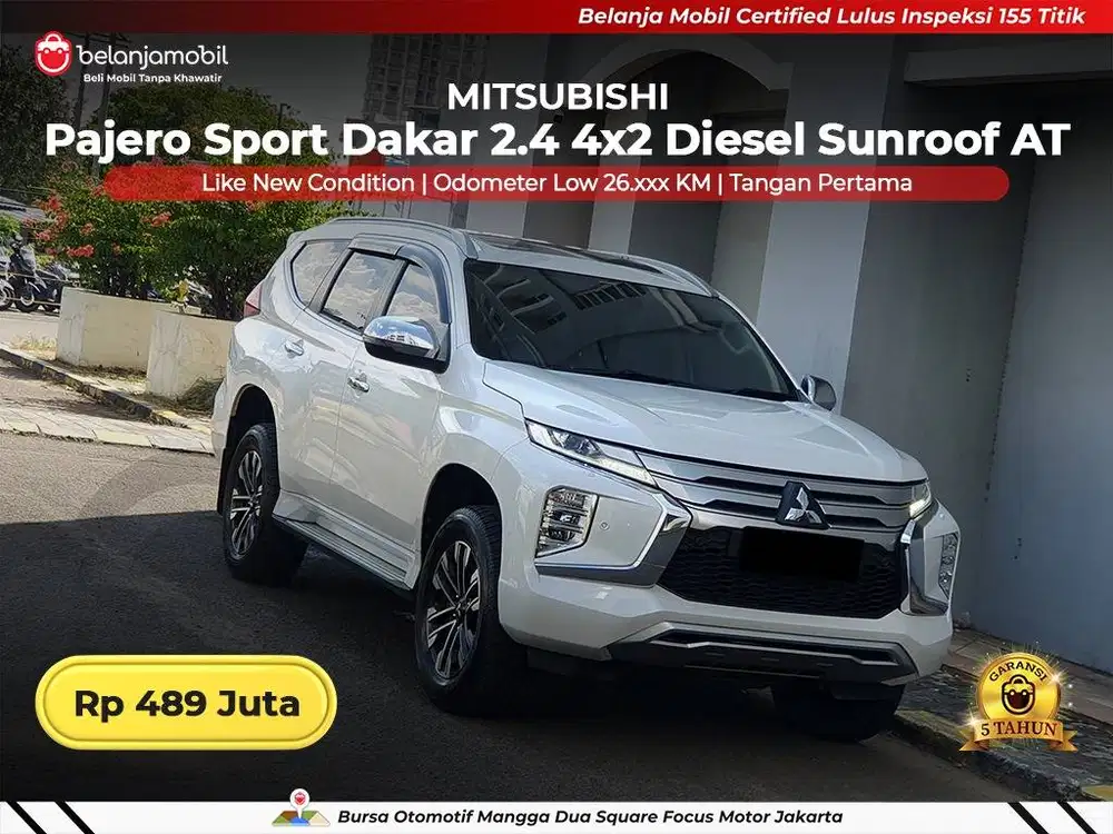 [ LOW KM 26RB ] Mitsubishi Pajero Sport Dakar 2.4 Sunroof 2023 2024