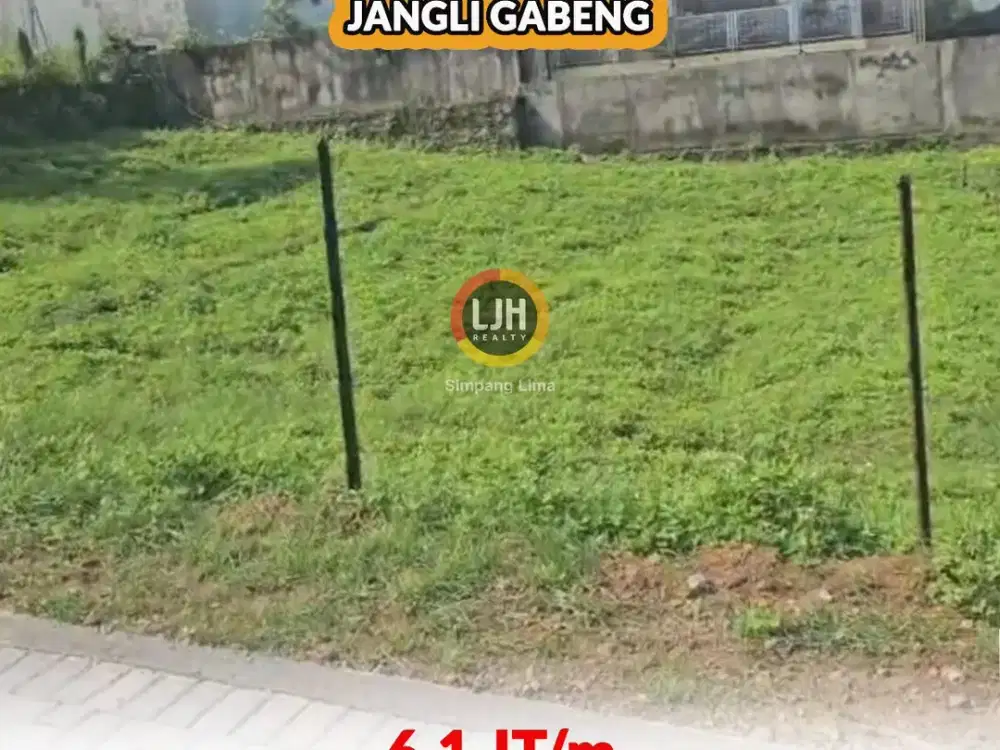 Dijual Tanah Kavling 3 Sertifikat, Janglli Gabeng
