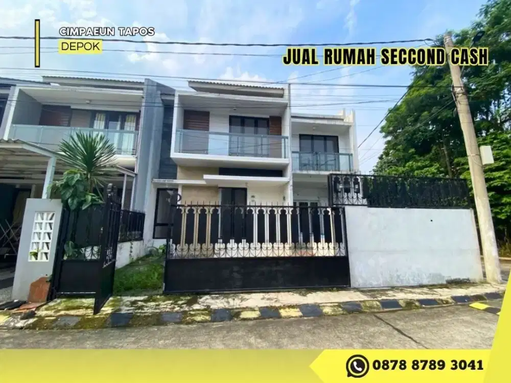 Rumah CASH 2Lantai LT149 Strategis dkt Tol di Permata Cimanggis Depok