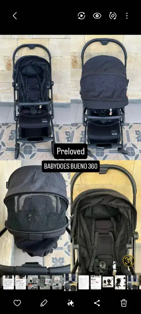 STROLLER BABYDOES BUENO 360•