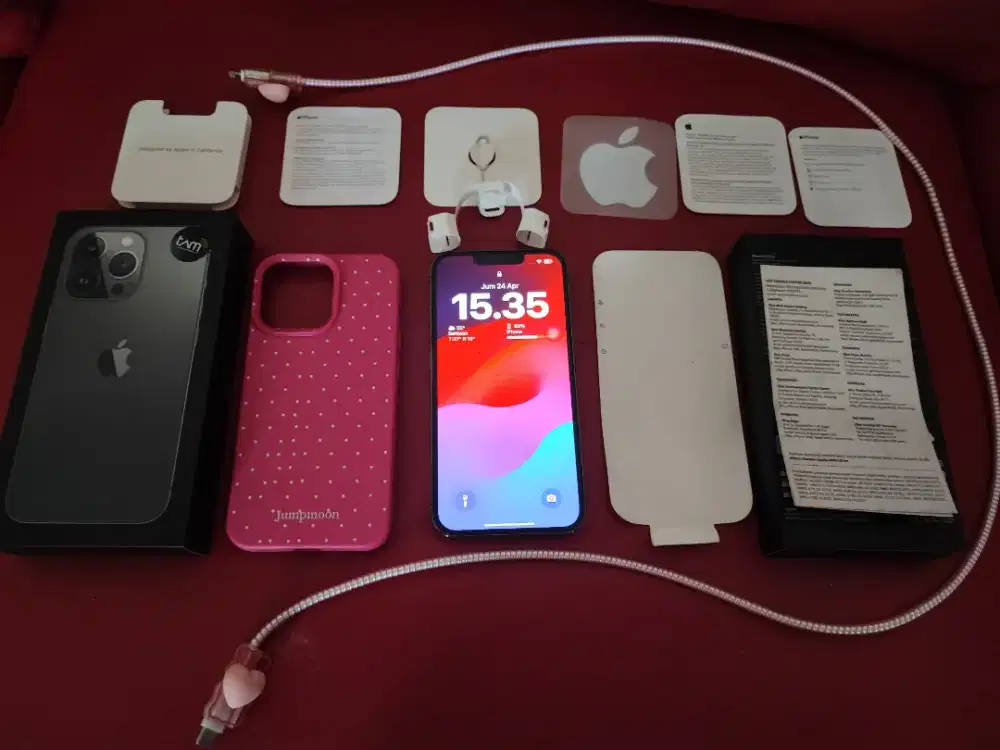 iPhone 13 pro 256 Graphite Resmi iBox Mulus Fullset Ori Cepat Hari Ini