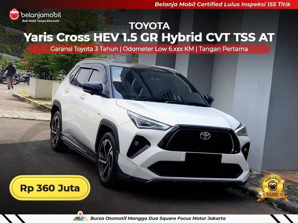 [ LOW KM 6RB ] Toyota Yaris Cross HEV 1.5 GR Hybrid TSS AT 2025 2026