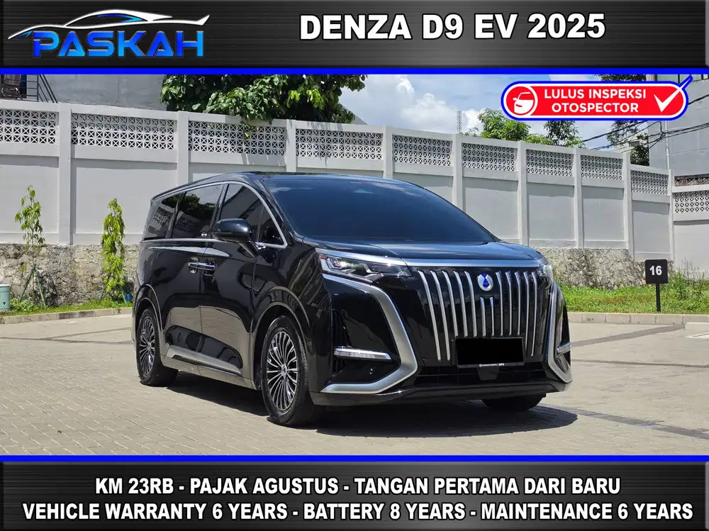 BUNGA=5% PAJAK=AGUSTUS DENZA D9 EV 2025 DENZA LISTRIK 2025 DENZA 2025