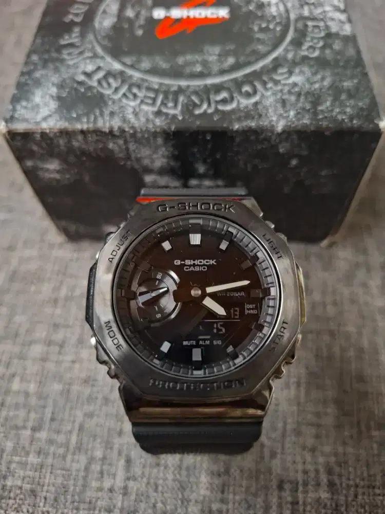 Gshock gm 2100bb 1 adr steel like new 1 bulan