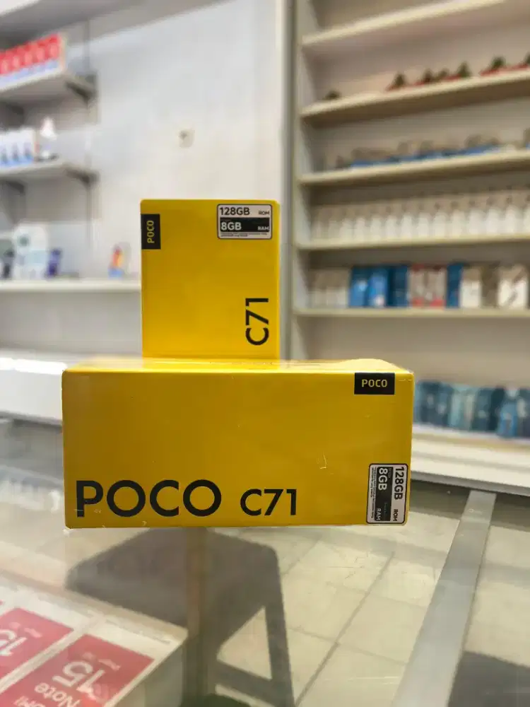 Poco C71 4/128promo+bonus cash & kredit Garansi Resmi