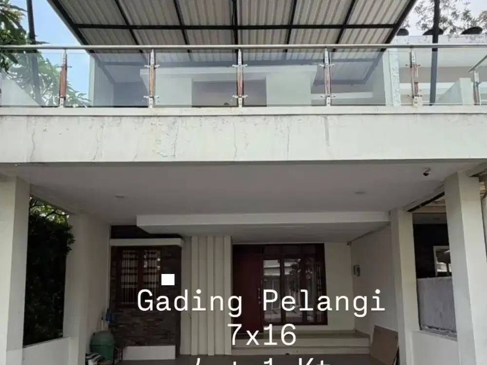 NL.413 - Murah !! Dijual Rumah Siap Huni 7x14 Minimalis di Pelangi Gading Residence