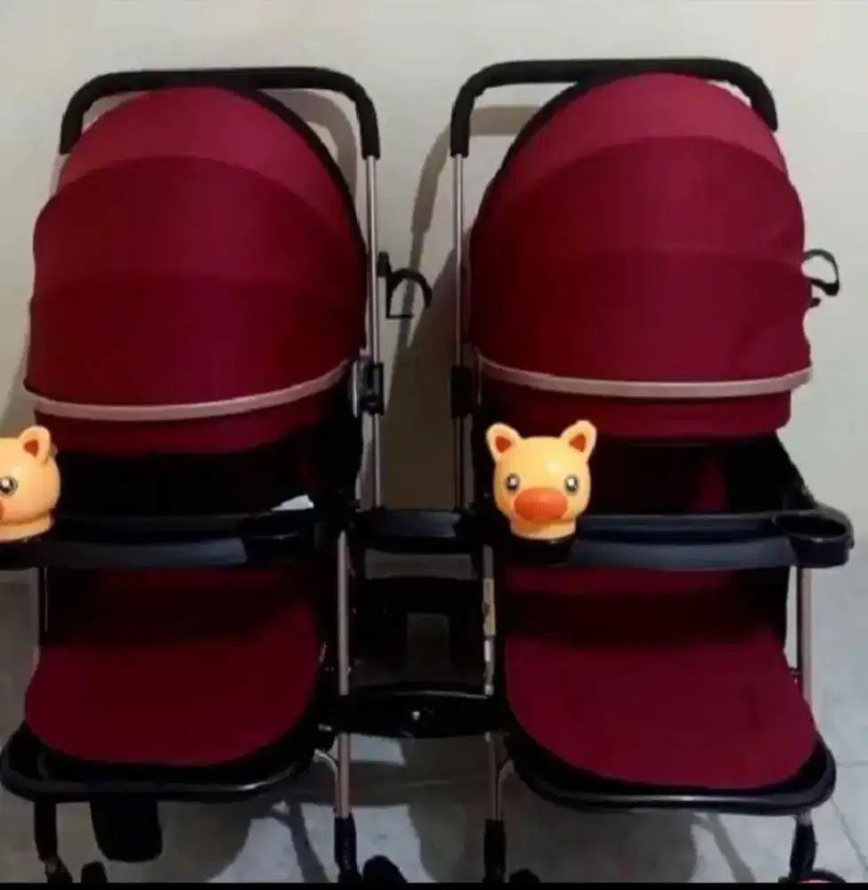DIJUAL BABY STROLLER TWIN MURAH AJA