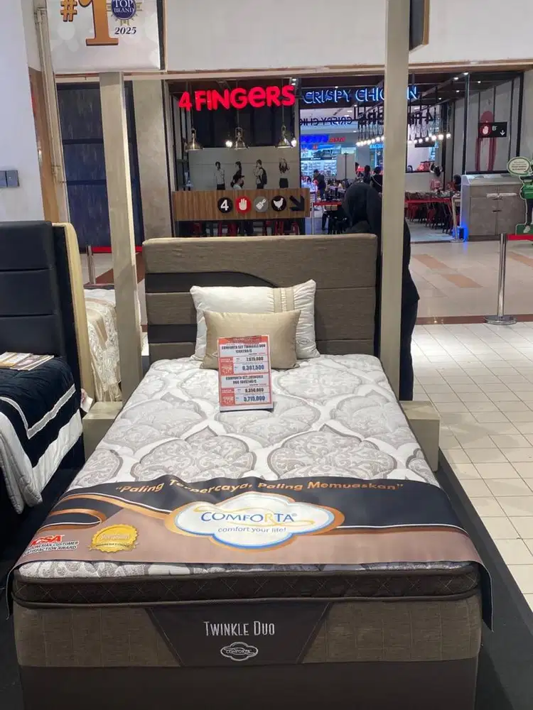 Springbed Comforta set wingkle duo 120x200/C