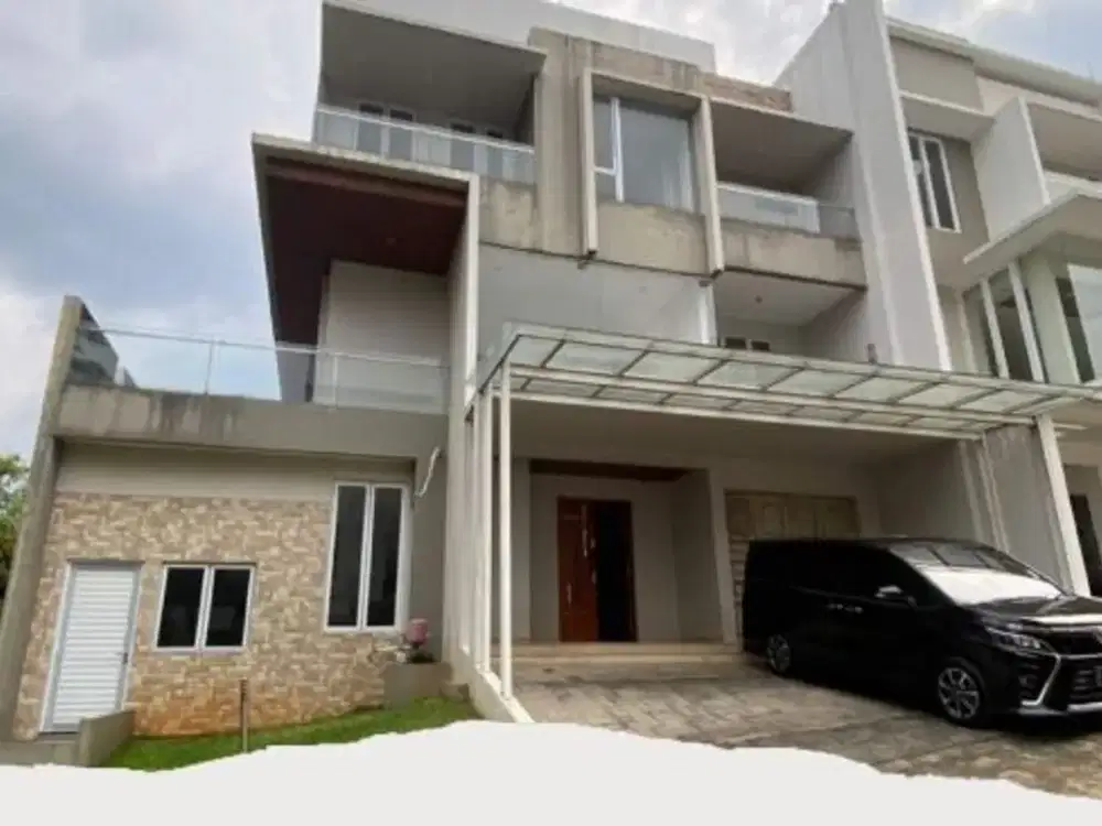 RUMAH DIJUAL MURAH DI CLUSTER CIPETE DEKAT KEMANG ADA KOLAM RENANG