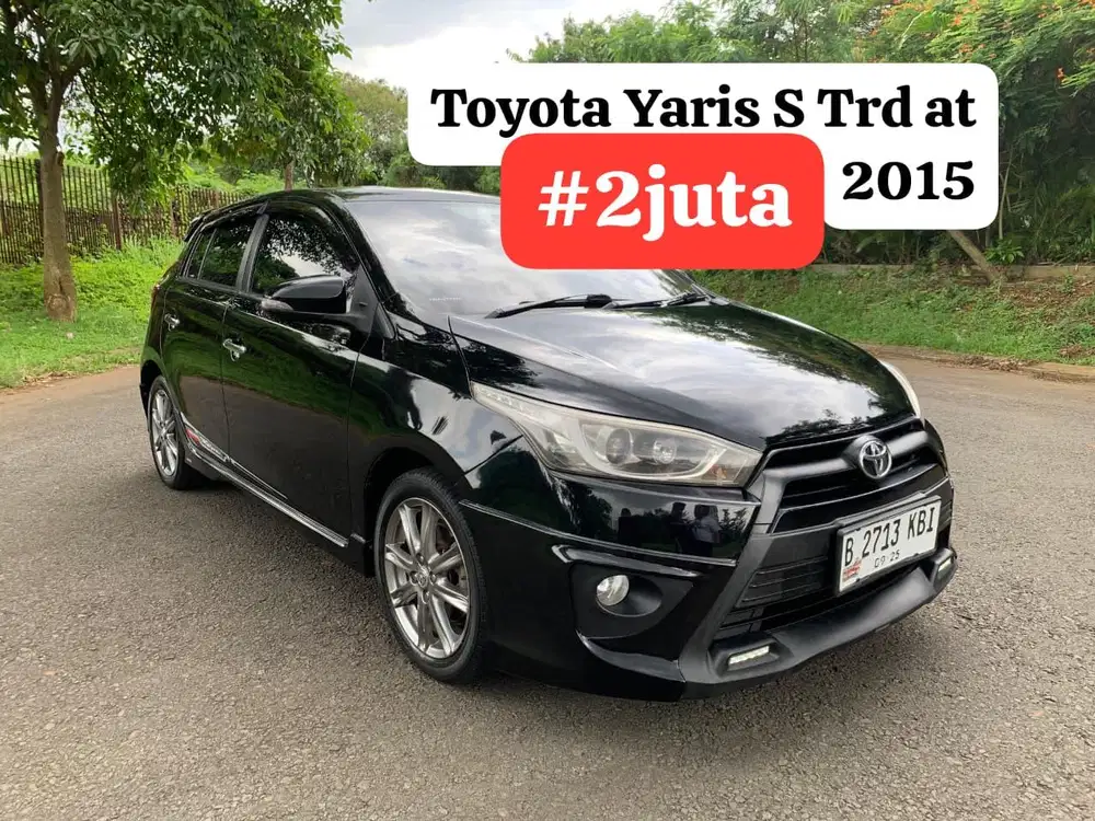 Toyota Yaris S TRD at 2015 hitam #2juta