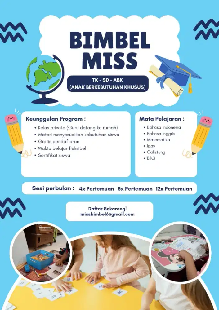 Guru Pivate/Les - Guru Anak Berkebutuhan Khusus